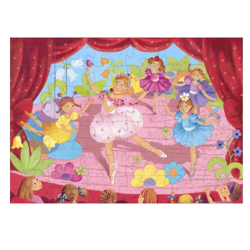 Djeco Silhuet Puslespil - Ballerina 36 Brikker