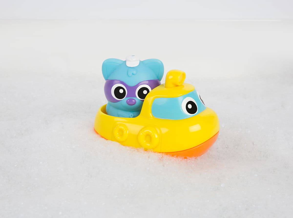 Rainy Raccoon's ubåd med musik