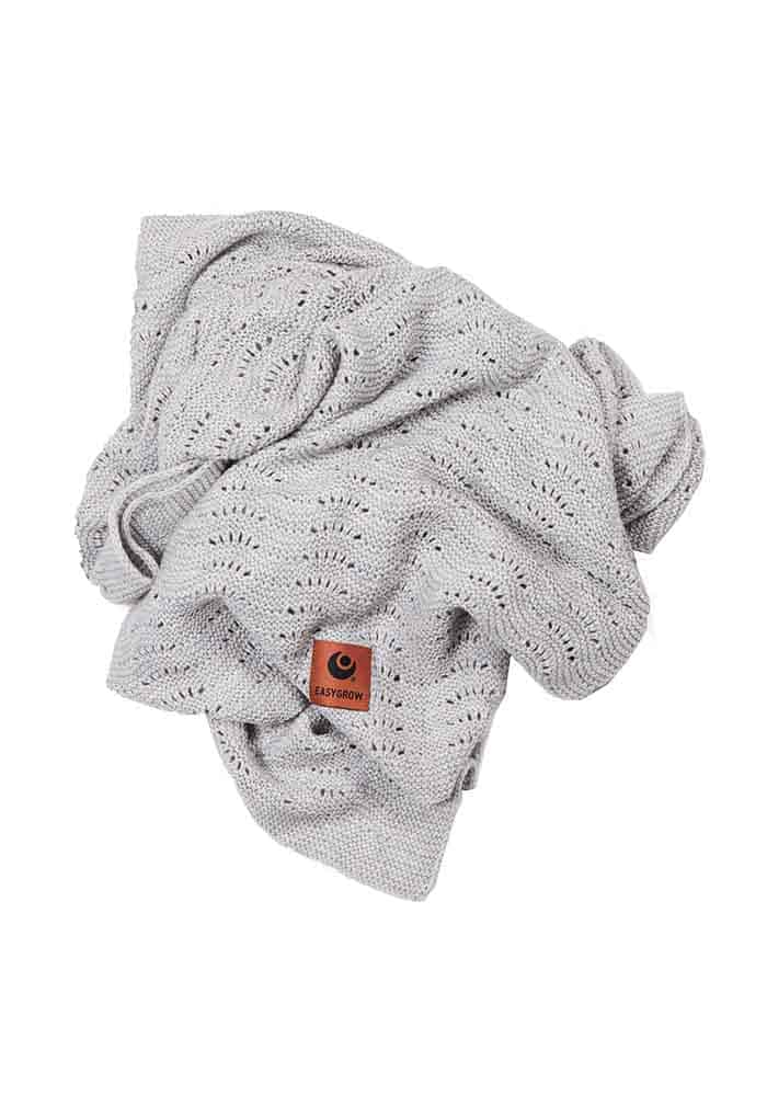 Easygrow Grandma tæppe - grå melange