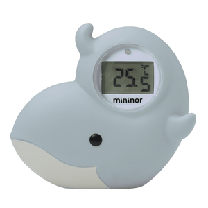 Mininor badetermometer - hval