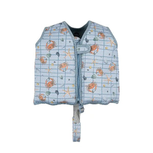 Mikk-Line Svømmevest mønstret - Faded Denim - 2-3 år/15-20 kg