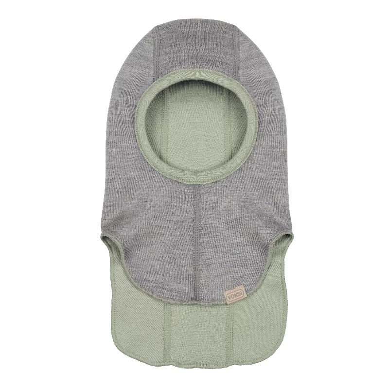 Voksi Wool Balaclava - Misty Green