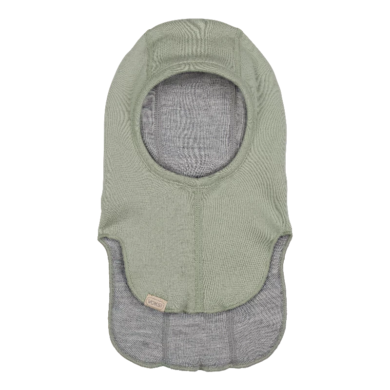 Voksi Wool Balaclava - Misty Green