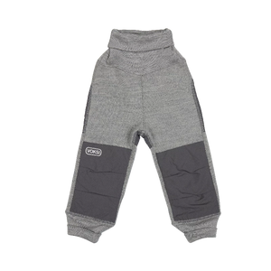 Voksi Wool Pants Fleece - Melan Grey
