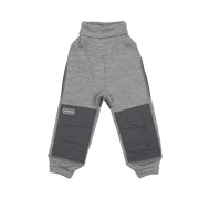 Voksi Wool Pants Fleece - Melan Grey