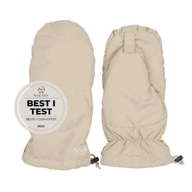 Voksi barnevognshandsker - Seashell Sand