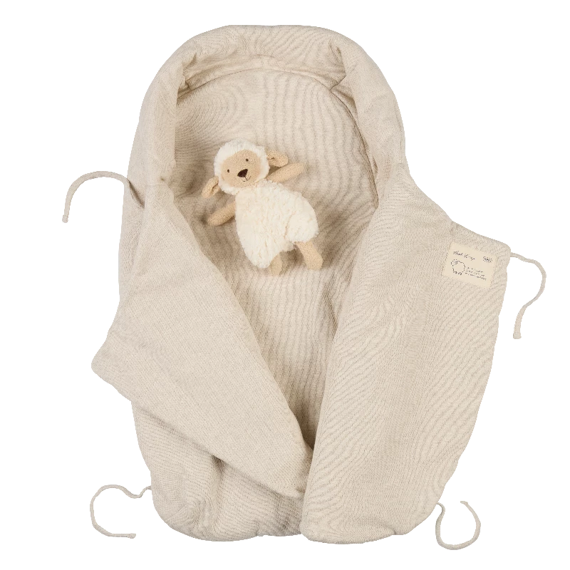 Voksi Wool Wrap - Sand