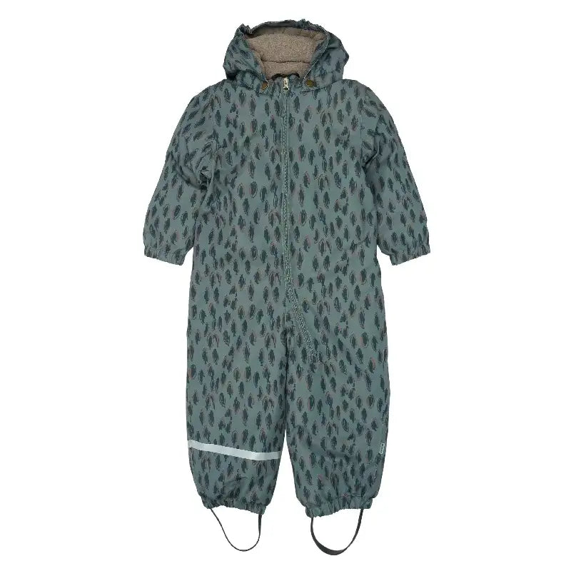 Mikk-Line Flyverdragt Mønstret - Balsam Green - Str. 80-116