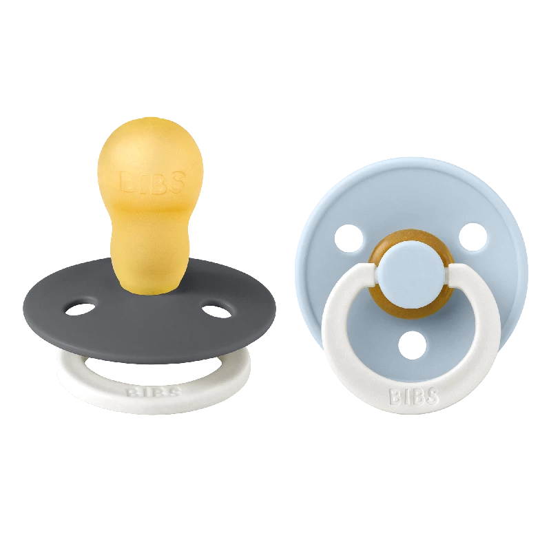 Bibs Colour - str. 2 - Iron GLOW/Baby Blue GLOW