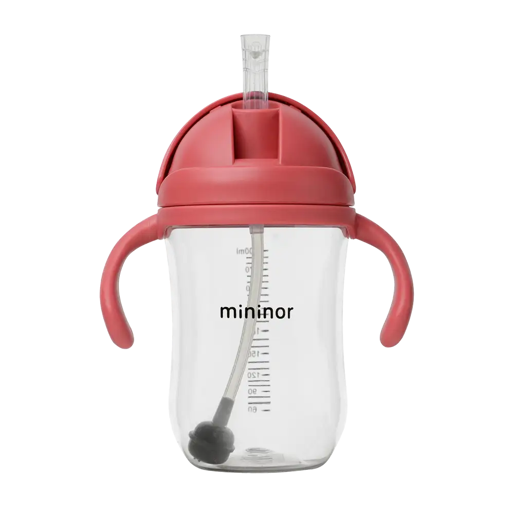 Sugerørskop Tritan 330 ml - Rhubarb