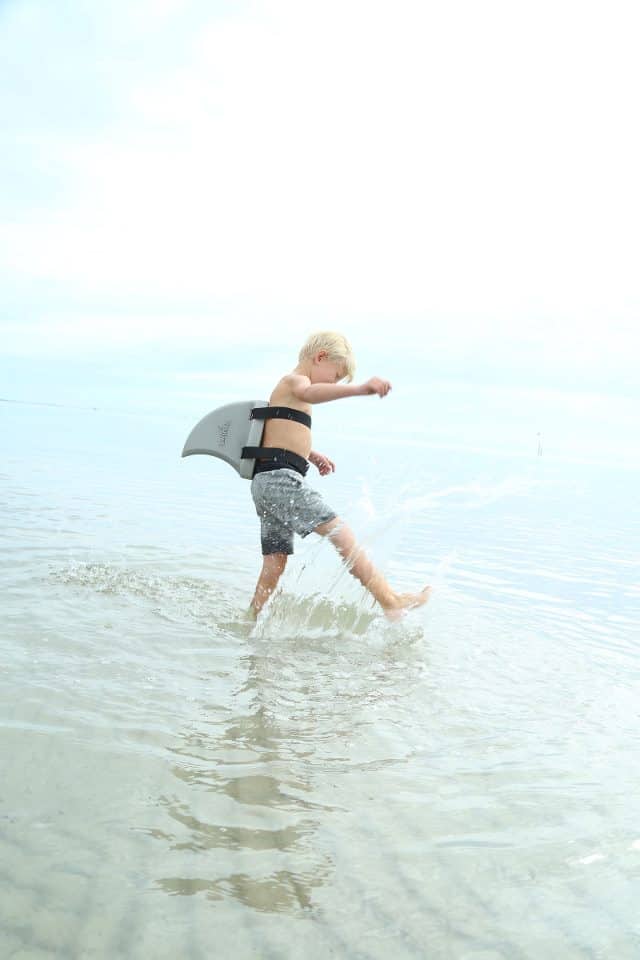 SwimFin Hajfinne - Lys Grå