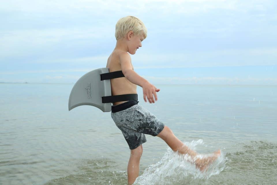 SwimFin Hajfinne - Lys Grå