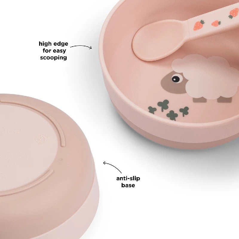 Done By Deer Foodie skål Tiny farm Pudder