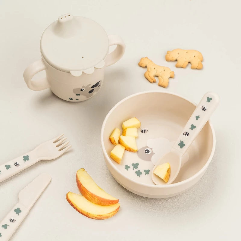 Done By Deer Foodie skål Tiny farm Sand