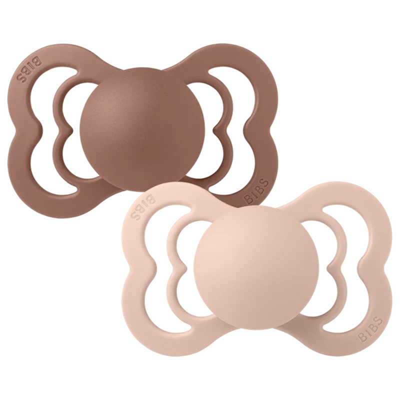Bibs Supreme Silikone - Str. 1 - Woodchuck/Blush