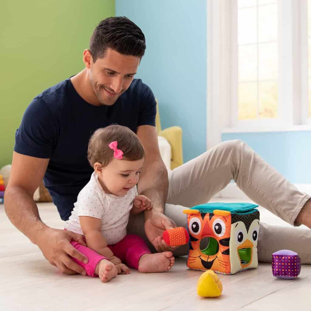 Blød puttekasse m. dyremotiver