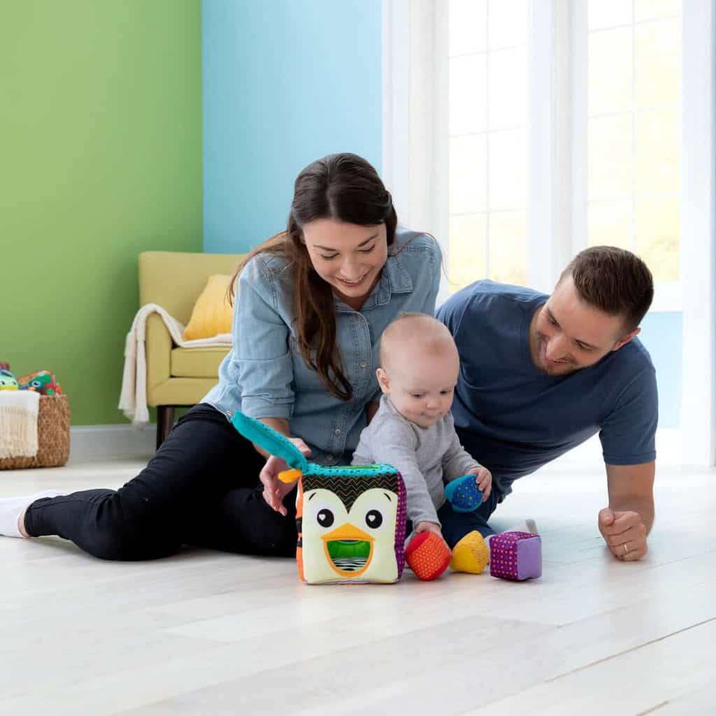 Blød puttekasse m. dyremotiver