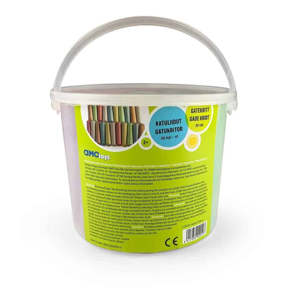 Kridt 20 stk. i rund spand