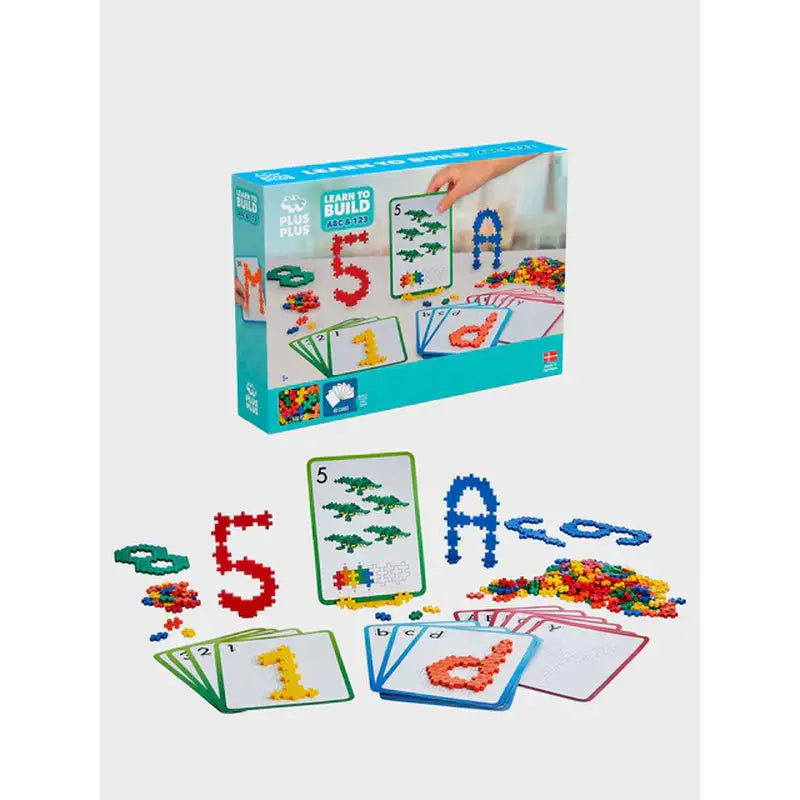 Plus-Plus Learn To Build ABC & 123