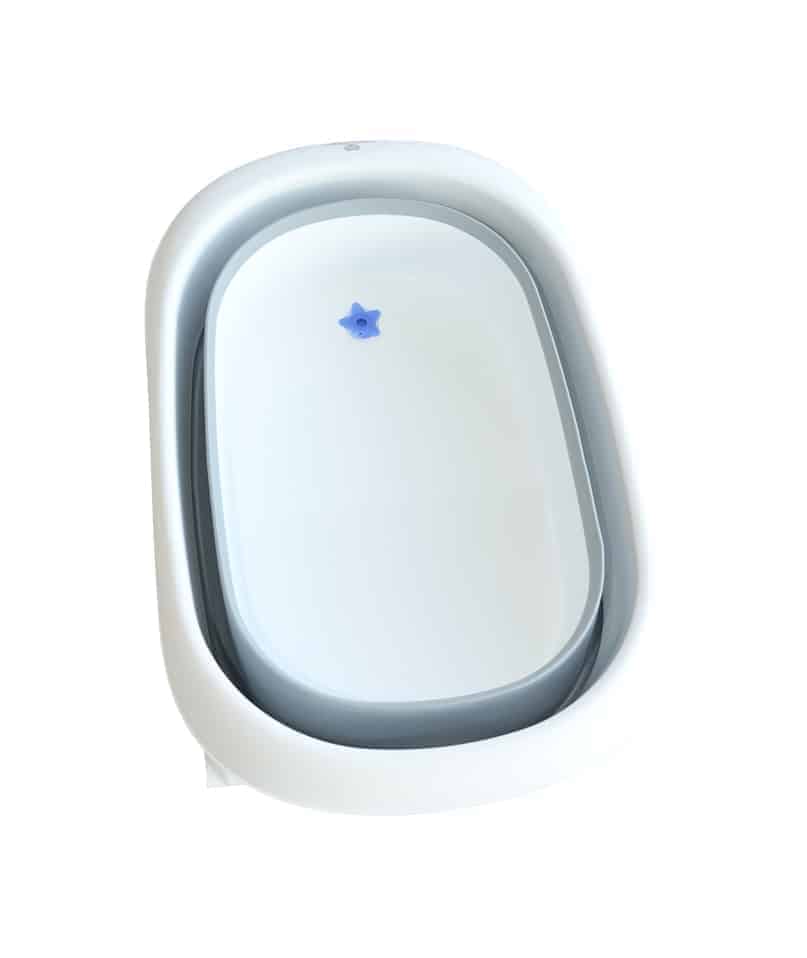 Badekar foldbar - 100 l. - hvid/grå