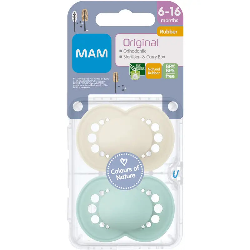 MAM Original Natural Rubber Neutral 6-16m