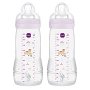 MAM Easy Active Baby Bottle 330ml 2p Pink