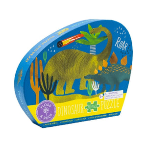 Puslespil m. formet motiv & æske 20 brikker - Dino
