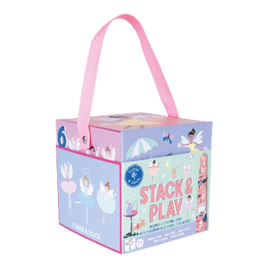 Floss & Rock - Stableklodser pap m. figurer - Ballerina