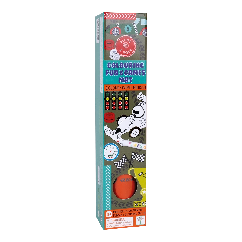 Floss & Rock - Male & Tegnemåtte - Biler