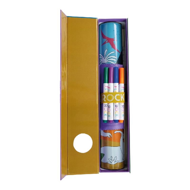 Floss & Rock - Male & Tegnemåtte - Dino