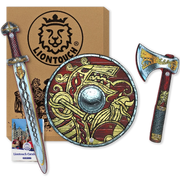 Liontouch Viking gavesæt med sværd / økse og skjold