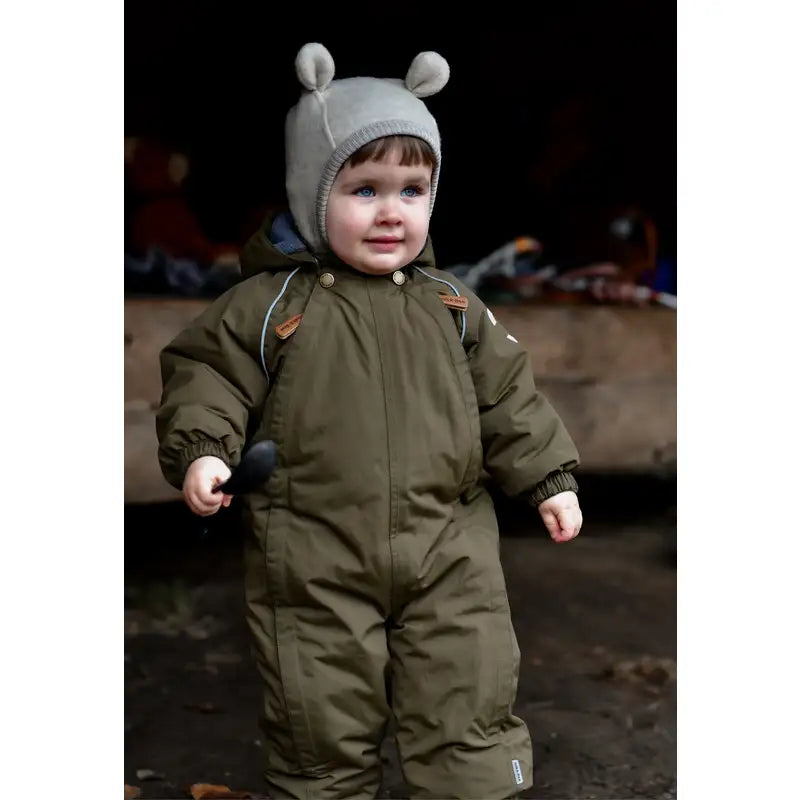 Mikk-Line Uldhue m. Ører - Melange Denver