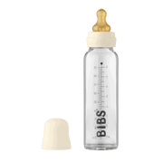 Bibs Glassutteflaske - Latex 225ml Ivory