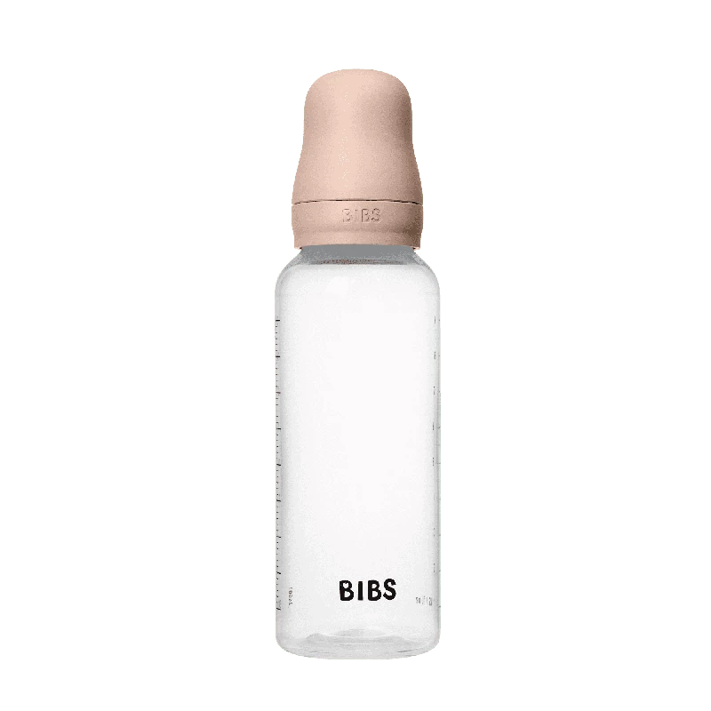 BIBS Baby Flaske Rund Latex 1 pack 270 ml Medium Flow Blush
