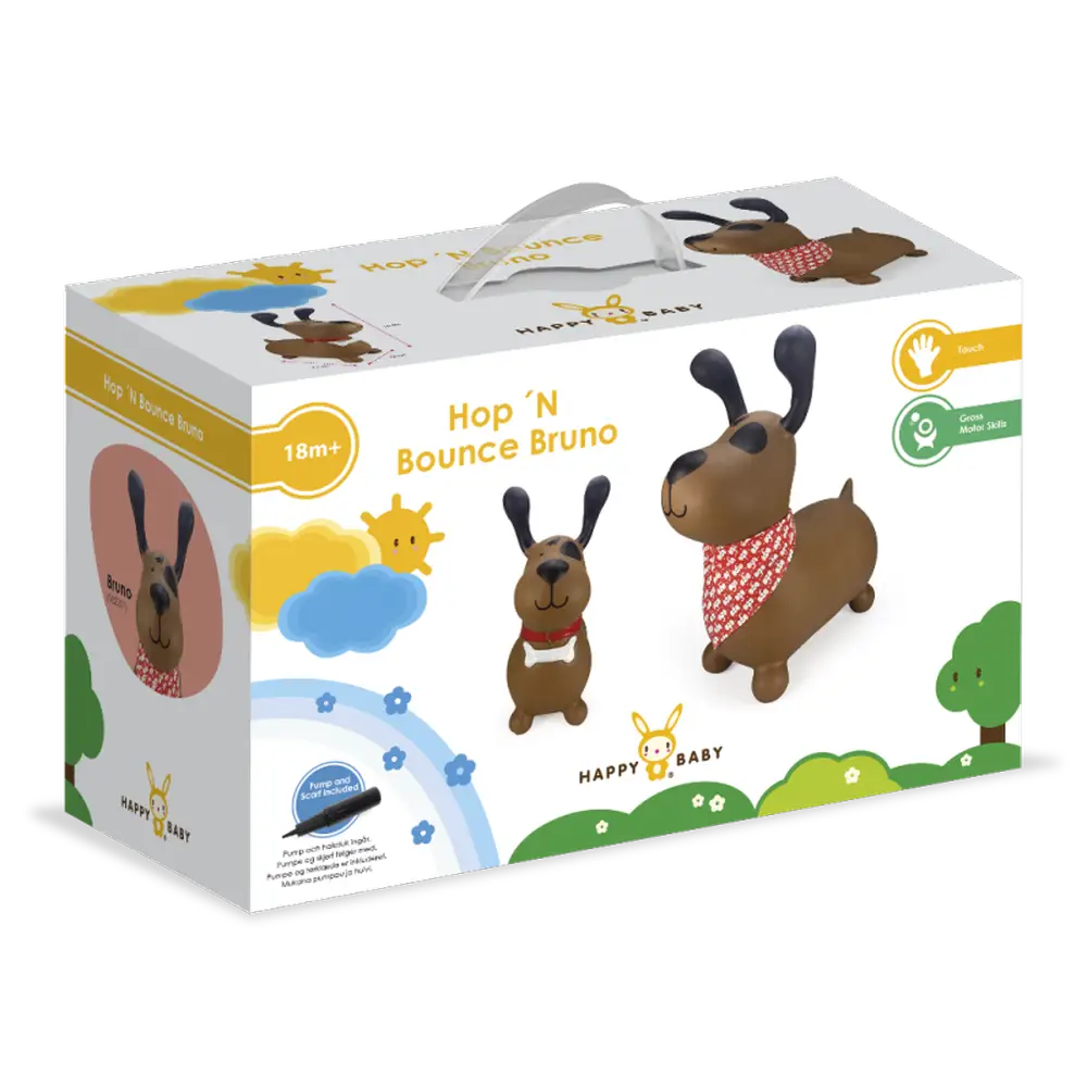 Happy Baby Hop 'N Bounce Hoppedyr Bruno