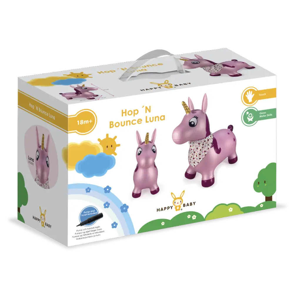 Happy Baby Hop 'N Bounce Hoppedyr Luna