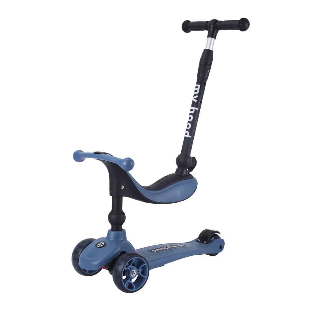 My Hood Kick'n'Ride 3i1 - Mørkeblå