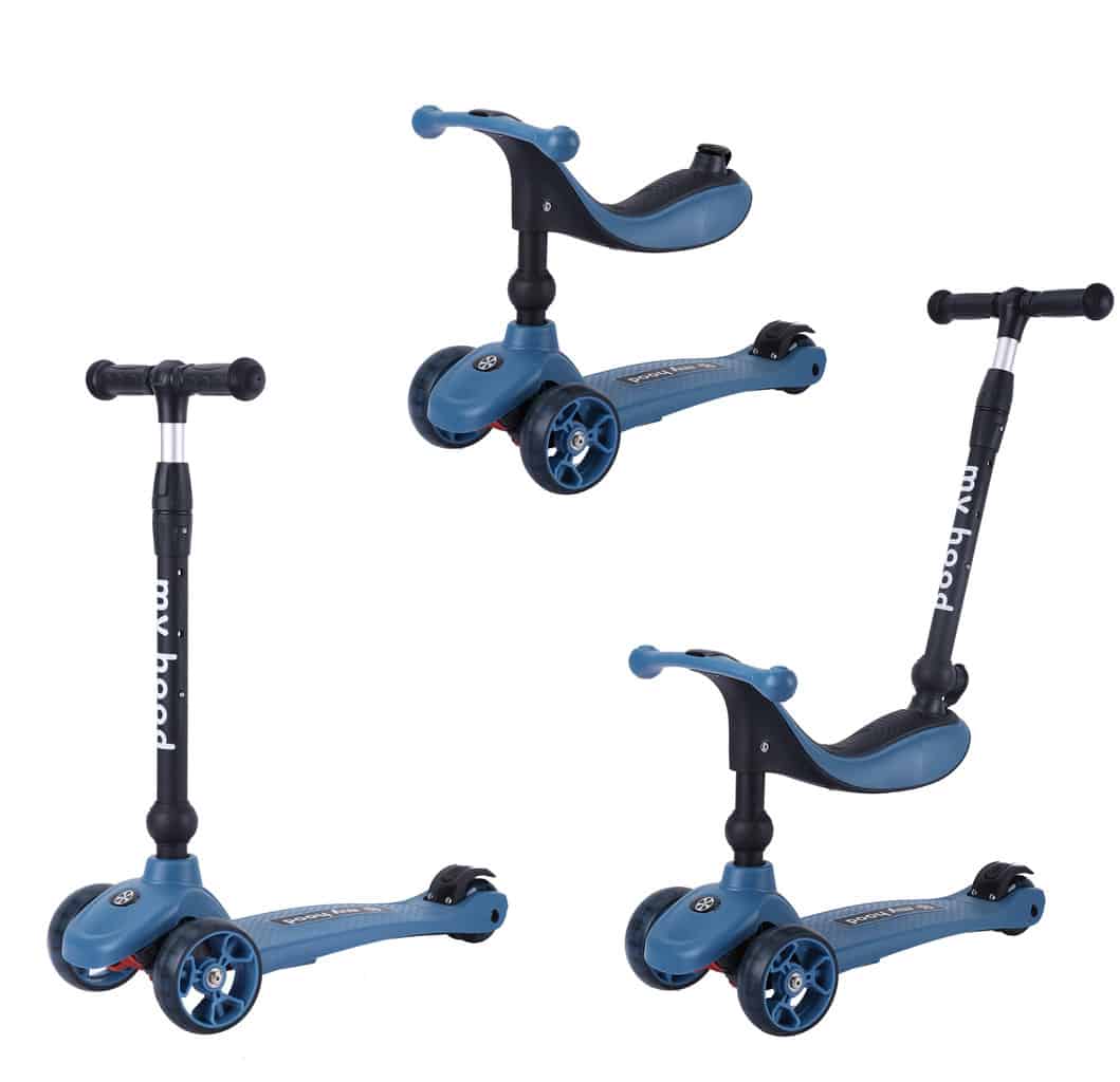 My Hood Kick'n'Ride 3i1 - Mørkeblå