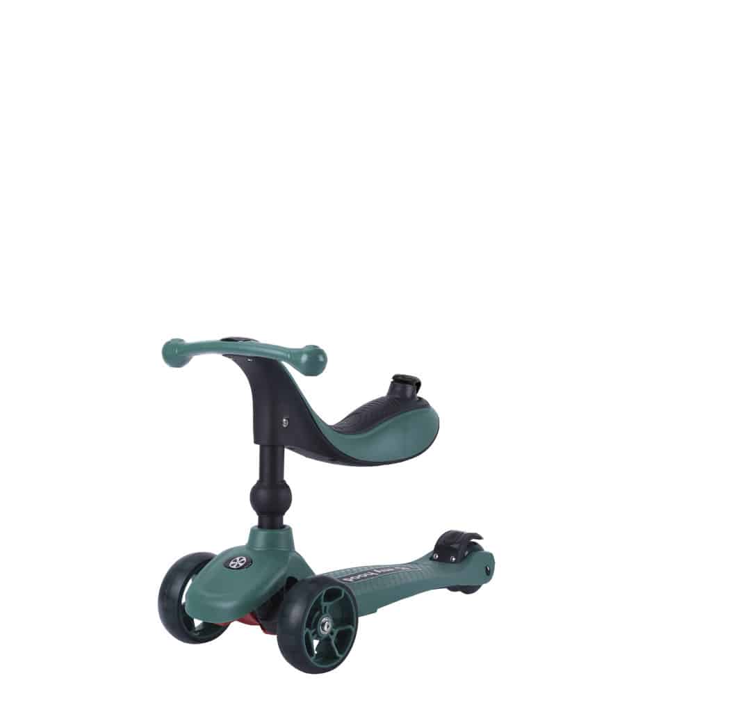My Hood Kick'n'Ride 3i1 - Mørkegrøn