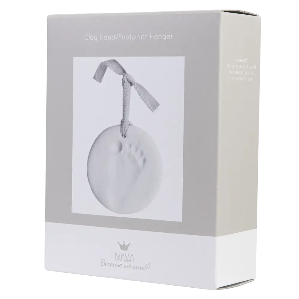 BAMBAM - Ler Fod/Håndaftrykshænger