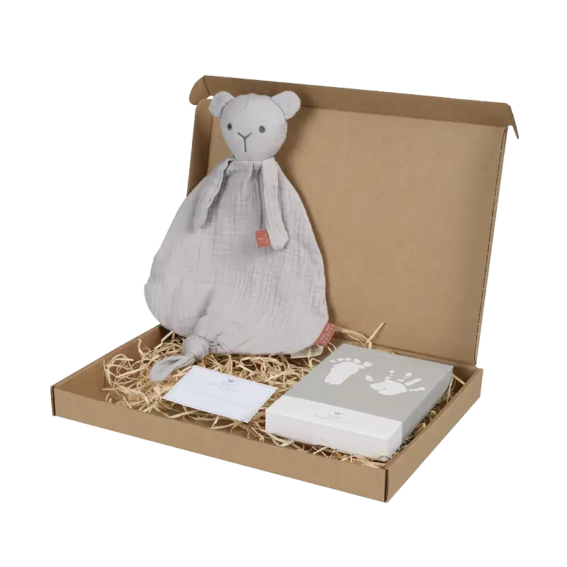 BAMBAM - Økologisk Gaveæske - Memories - Grå