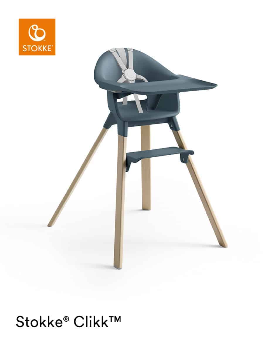 Stokke® Clikk™ højstol - Fjord Blue