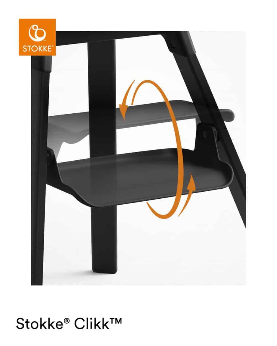 Stokke® Clikk™ højstol - Midnight Black