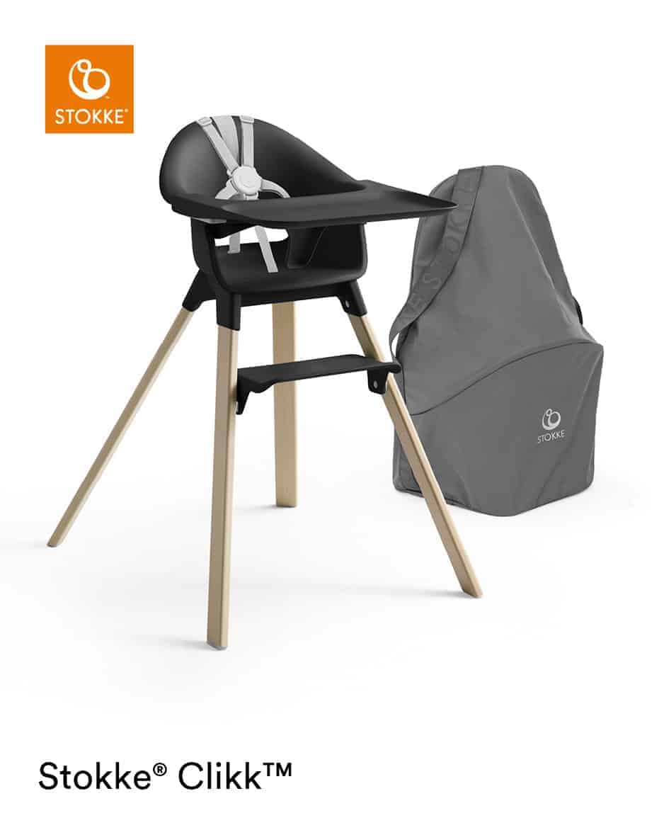 Stokke® Clikk™ højstol - Black Natural