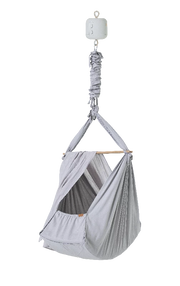 Membantu Premium slyngevugge økologisk bomuld - grå