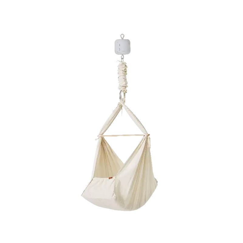 Membantu Basic slyngevugge økologisk bomuld - beige inkl. Motor