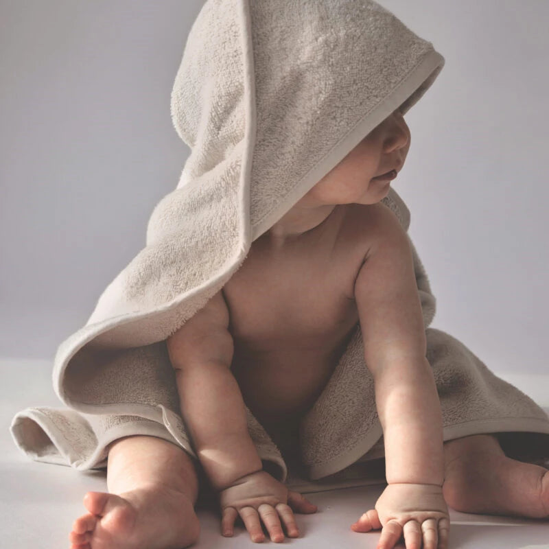Lille Kanin Håndklæde med hætte 70x70 Terry Vanilla Ice