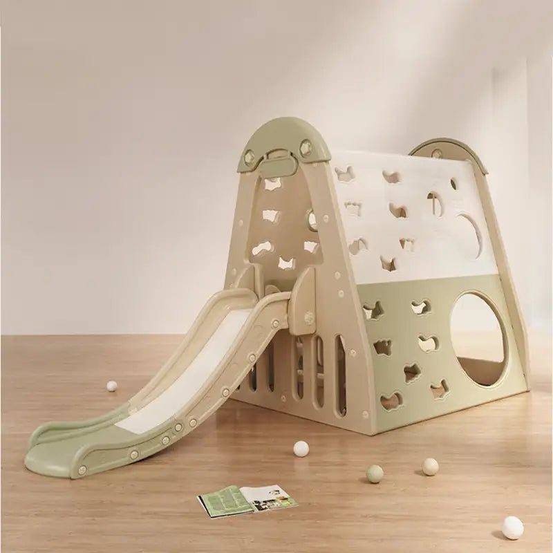 Kids Zone aktivitets hus med rutsjebane og gynge