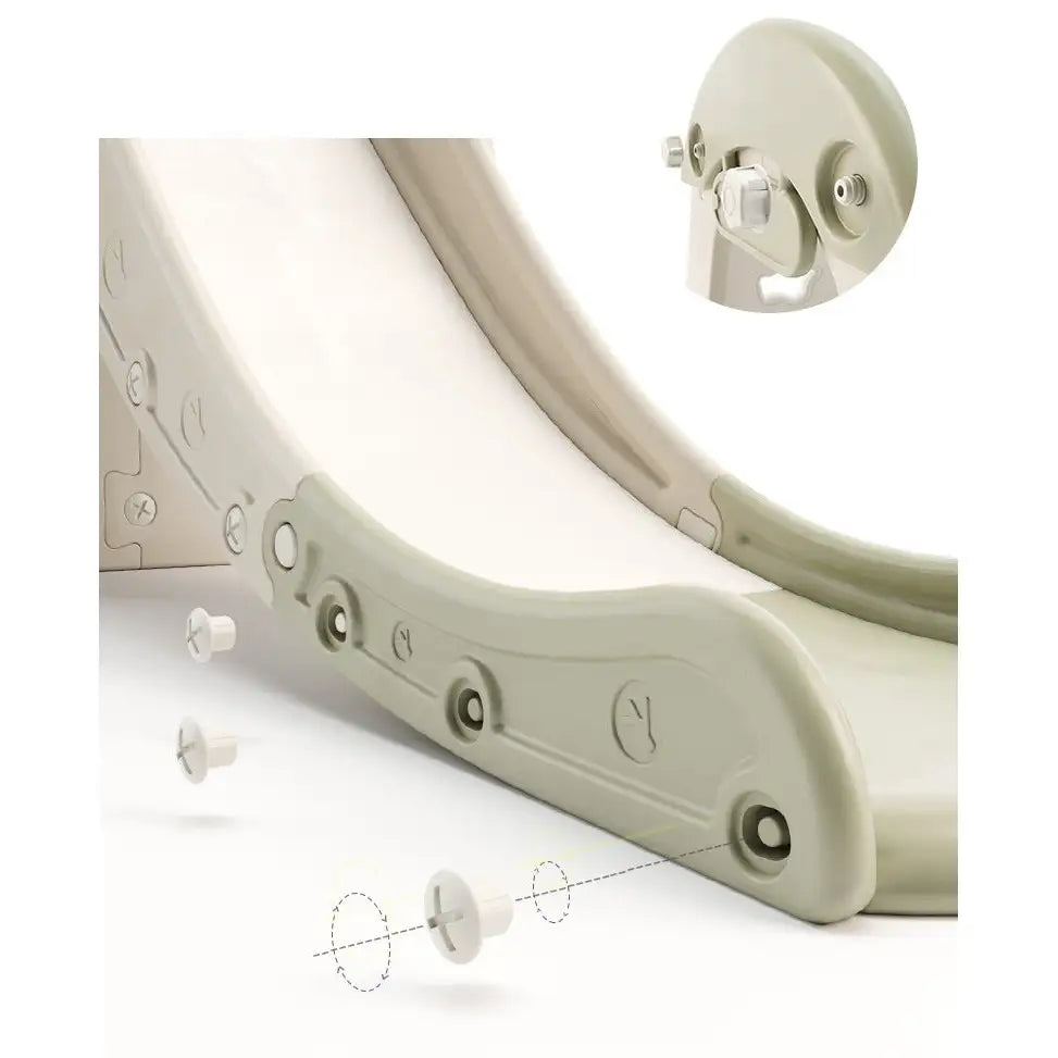 Kids Zone aktivitets hus med rutsjebane og gynge