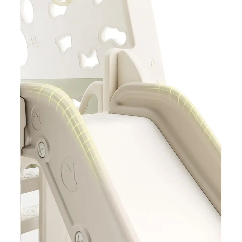 Kids Zone aktivitets hus med rutsjebane og gynge